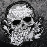 Skull Head Gothic Black Backpack Steam Punk School Rock Goth Bag