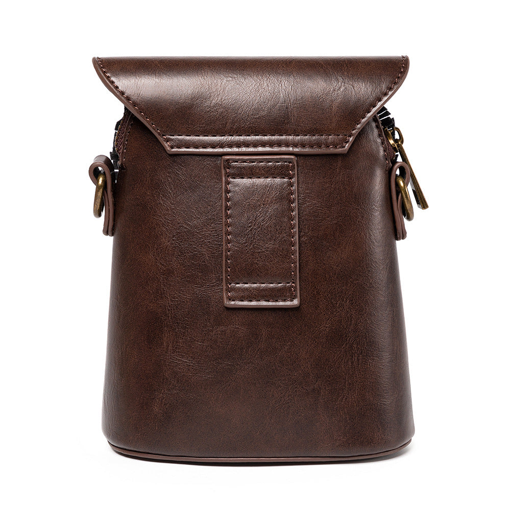 Small Owl Crossbody Bag Shoulder Purse Leather Belt Pouch Travel Phone Holder Punk Medieval Vintage Festival Costume Accessory