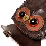 Small Owl Crossbody Bag Shoulder Purse Leather Belt Pouch Travel Phone Holder Punk Medieval Vintage Festival Costume Accessory
