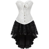 Steampunk Corset Skirt Party Showgirl Corsets Bustiers for Women