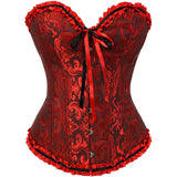 Steampunk Corset Skirt Party Showgirl Corsets Bustiers for Women