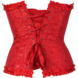 Steampunk Corset Skirt Party Showgirl Corsets Bustiers for Women