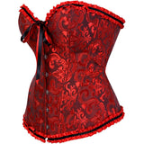 Steampunk Corset Skirt Party Showgirl Corsets Bustiers for Women