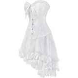 Steampunk Corset Skirt Party Showgirl Corsets Bustiers for Women