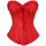 Steampunk Corset Skirt Party Showgirl Corsets Bustiers for Women