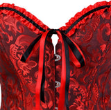 Steampunk Corset Skirt Party Showgirl Corsets Bustiers for Women