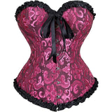 Steampunk Corset Skirt Party Showgirl Corsets Bustiers for Women