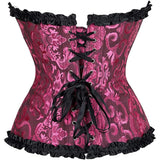 Steampunk Corset Skirt Party Showgirl Corsets Bustiers for Women