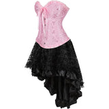 Steampunk Corset Skirt Party Showgirl Corsets Bustiers for Women