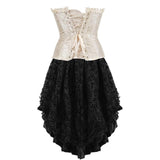 Steampunk Corset Skirt Party Showgirl Corsets Bustiers for Women