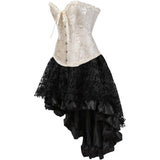 Steampunk Corset Skirt Party Showgirl Corsets Bustiers for Women