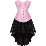 Steampunk Corset Skirt Party Showgirl Corsets Bustiers for Women