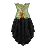 Steampunk Corset Skirt Party Showgirl Corsets Bustiers for Women