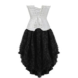 Steampunk Corset Skirt Party Showgirl Corsets Bustiers for Women