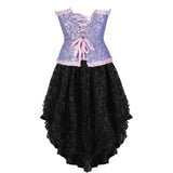 Steampunk Corset Skirt Party Showgirl Corsets Bustiers for Women