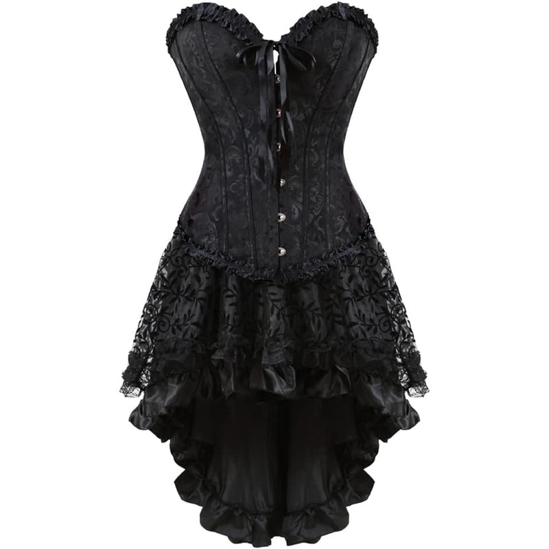 Steampunk Corset Skirt Party Showgirl Corsets Bustiers for Women