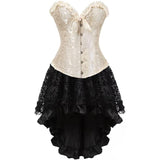 Steampunk Corset Skirt Party Showgirl Corsets Bustiers for Women