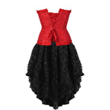 Steampunk Corset Skirt Party Showgirl Corsets Bustiers for Women
