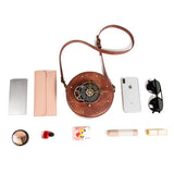 Steampunk Gothic Shoulder Bag Clock Purse PU Leather Handbag for Women Girls