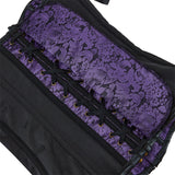Steampunk Inspired Multi Embroidered Overbust Corset with Chains