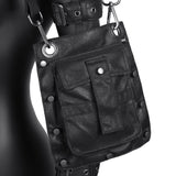 Steampunk Leather Pauldron Shoulder Arm Pirate Costume Bag