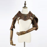 Steampunk Retro Clothes Medieval Costume Shawl Vintage Shoulder Armor Cosplay