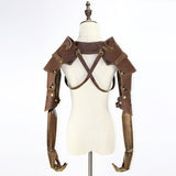 Steampunk Retro Clothes Medieval Costume Shawl Vintage Shoulder Armor Cosplay