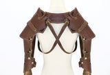 Steampunk Retro Clothes Medieval Costume Shawl Vintage Shoulder Armor Cosplay