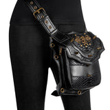 Steampunk Thigh Holster Retro Gothic Leather Shoulder Bag