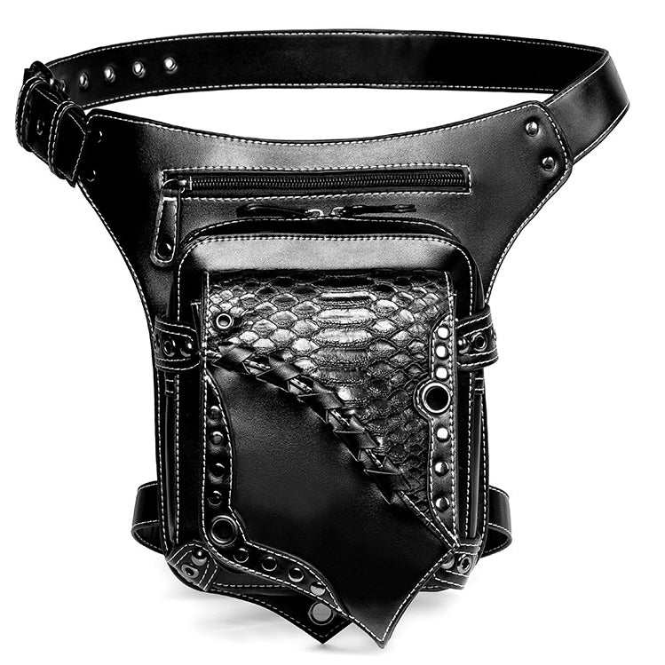 Steampunk Thigh Holster Retro Gothic Leather Shoulder Bag