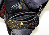 Steampunk Waist Gothic Vest Bags Rucksack Motorcycle Punk Pouch Bag