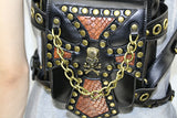 Gothic Steampunk Waist Bag Drop Leg Arm Bag Pack Waist Shoulder Fanny Pouch Bag