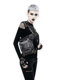 Steampunk Waist Pack Leather Shoulder Holster Purse Travel Pouch Bag