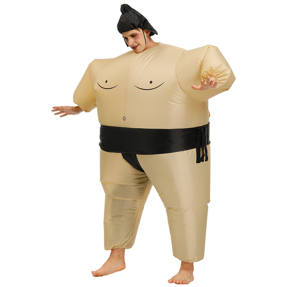 Sumo Wrestler Inflatable Costume Adult and Kid, Inflatable Sumo Blow up Costumes