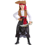 Toys Girls Deluxe Pirate Buccaneer Princess Dress for Kids Costume