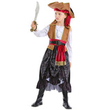 Toys Girls Deluxe Pirate Buccaneer Princess Dress for Kids Costume