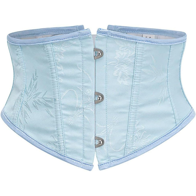 Underbust Corset Tops for Women Lace Up Waist Corset Underbust Renaissance Half Mini Waist Cincher