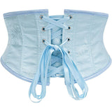 Underbust Corset Tops for Women Lace Up Waist Corset Underbust Renaissance Half Mini Waist Cincher