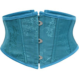 Underbust Corset Tops for Women Lace Up Waist Corset Underbust Renaissance Half Mini Waist Cincher