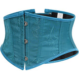 Underbust Corset Tops for Women Lace Up Waist Corset Underbust Renaissance Half Mini Waist Cincher