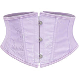 Underbust Corset Tops for Women Lace Up Waist Corset Underbust Renaissance Half Mini Waist Cincher