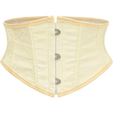 Underbust Corset Tops for Women Lace Up Waist Corset Underbust Renaissance Half Mini Waist Cincher