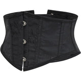 Underbust Corset Tops for Women Lace Up Waist Corset Underbust Renaissance Half Mini Waist Cincher