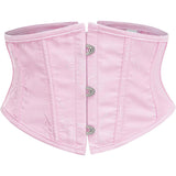 Underbust Corset Tops for Women Lace Up Waist Corset Underbust Renaissance Half Mini Waist Cincher