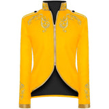 Unisex Fashion Palace Prince Gold Embroidered Jacket Court Uniform Costume