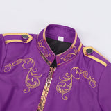 Unisex Fashion Palace Prince Gold Embroidered Jacket Court Uniform Costume