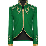 Unisex Fashion Palace Prince Gold Embroidered Jacket Court Uniform Costume