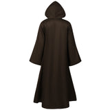 Unisex Halloween Robe Hooded Cloak Costume Masquerade Cosplay Costume Robe Cloak for Knight Wizard Devil