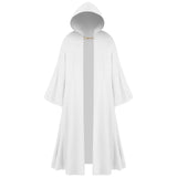 Unisex Halloween Robe Hooded Cloak Costume Masquerade Cosplay Costume Robe Cloak for Knight Wizard Devil