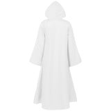 Unisex Halloween Robe Hooded Cloak Costume Masquerade Cosplay Costume Robe Cloak for Knight Wizard Devil